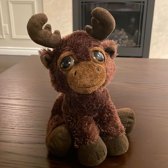 Aurora Dreamy Eyes Brown Michigan The Moose Sleepy Moose Excellent Condition 11” - Picture 1 of 7